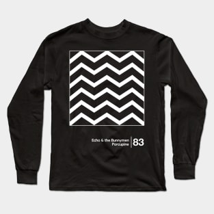 Porcupine / Minimalist Style Graphic Artwork Long Sleeve T-Shirt